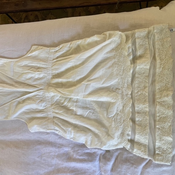 White Sleeveless Midi Sundress by "Feather & Bone" - Picture 6 of 6